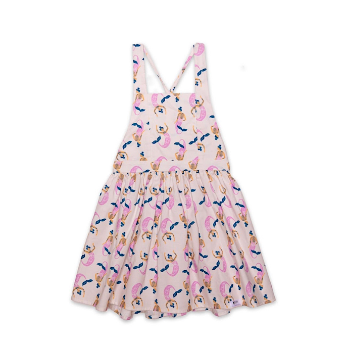 tie-back mermaid dress- front