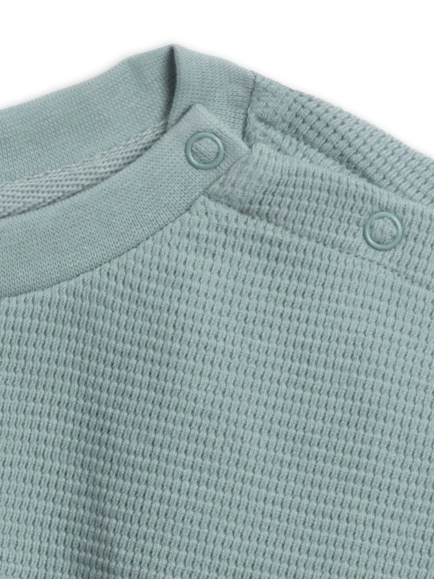 Organic Baby & Kids Dylan Dolman Waffle Tee - Ocean