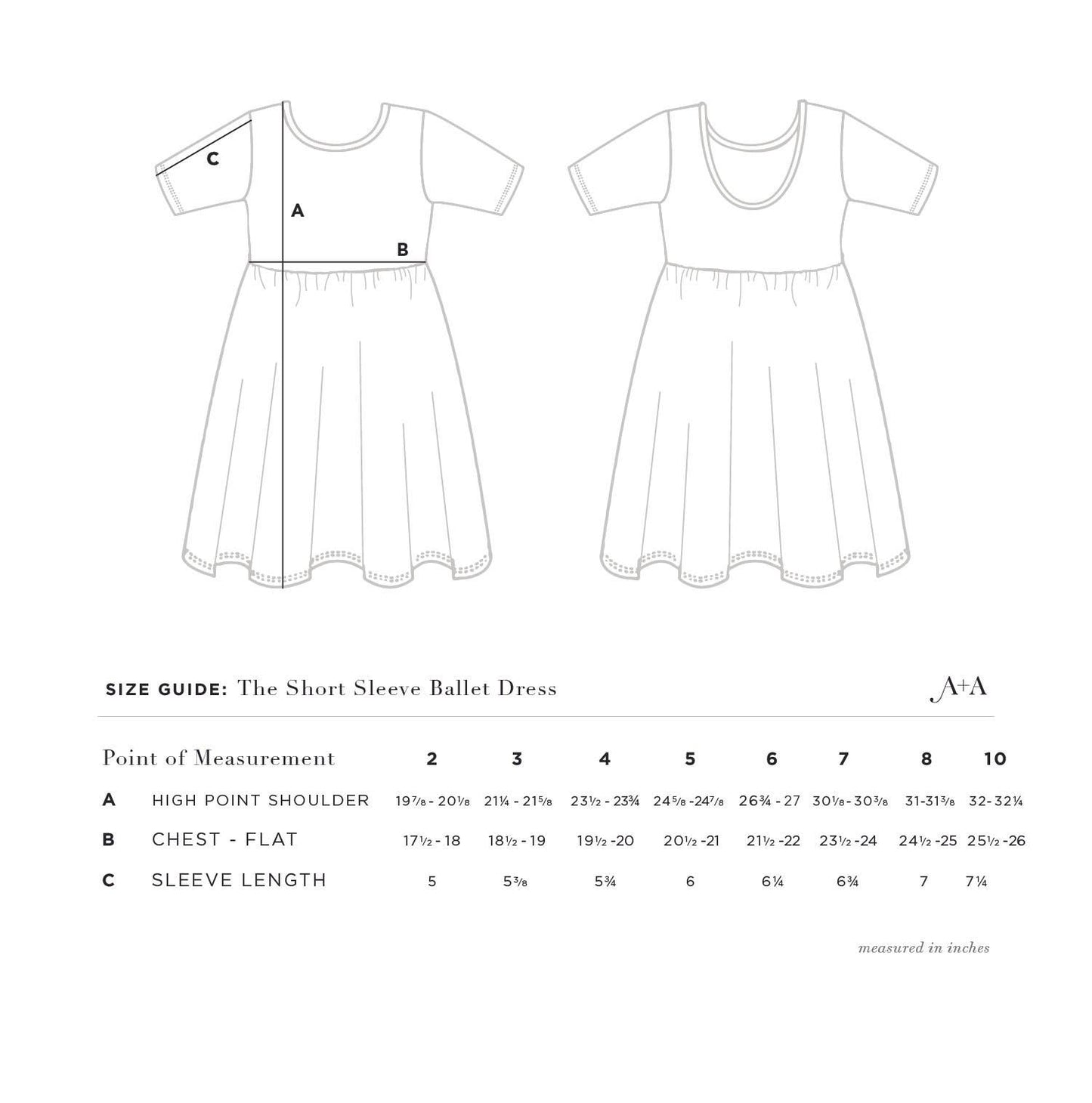 Short Sleeve Ballet Dress: Herbal Study