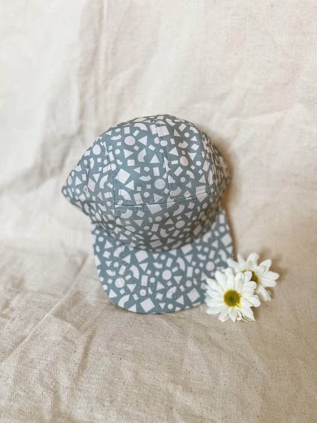 Flexible Brim Five Panel Kid Hats - The Terrazzo