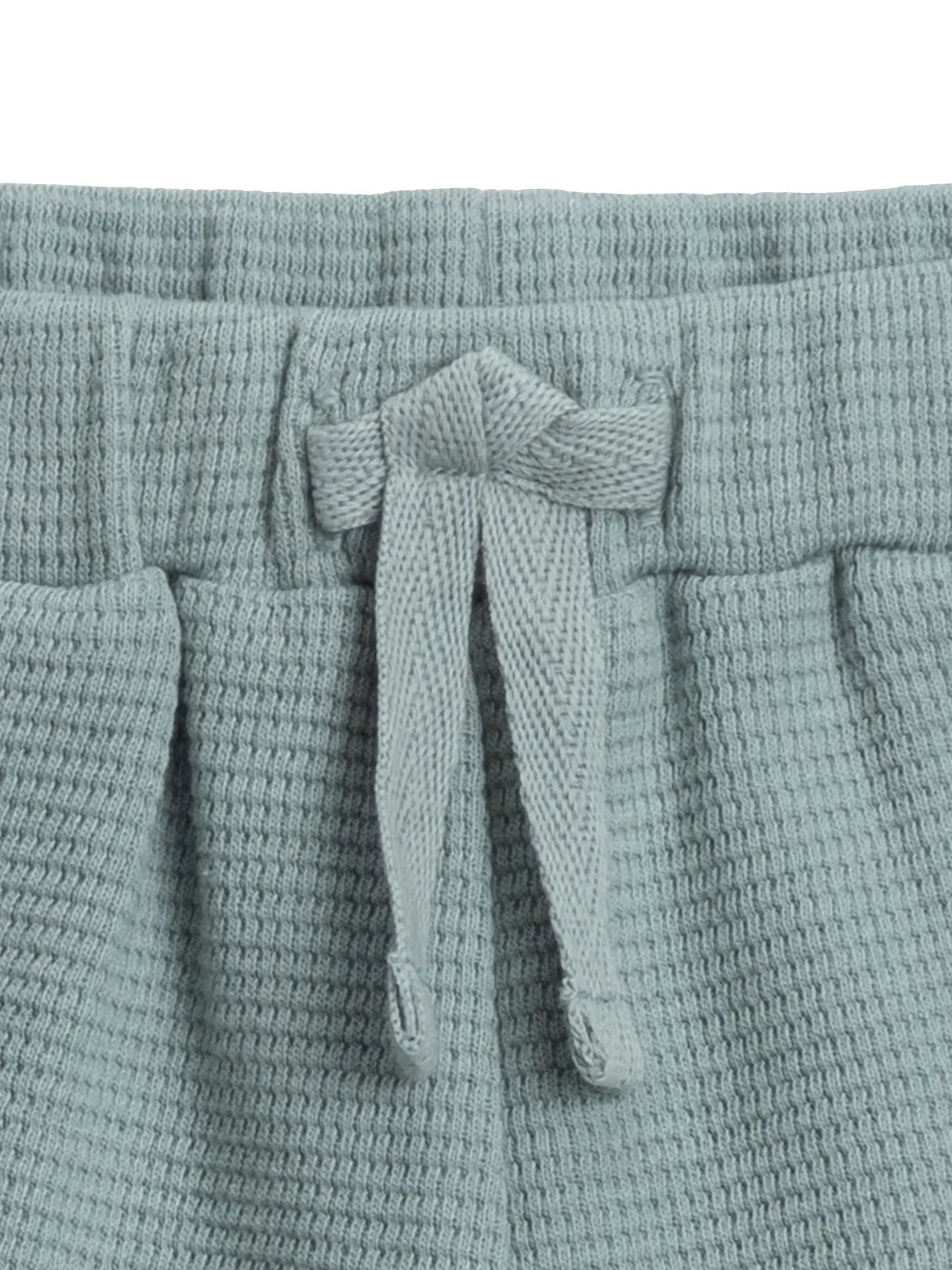 Organic Baby & Kids Nori Waffle Shorts - Ocean