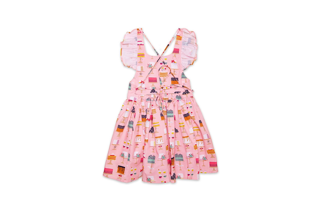 cake dress - back
