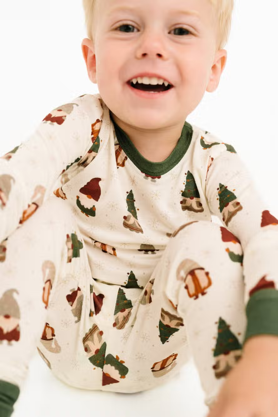 Holiday Gnomes Bamboo Set