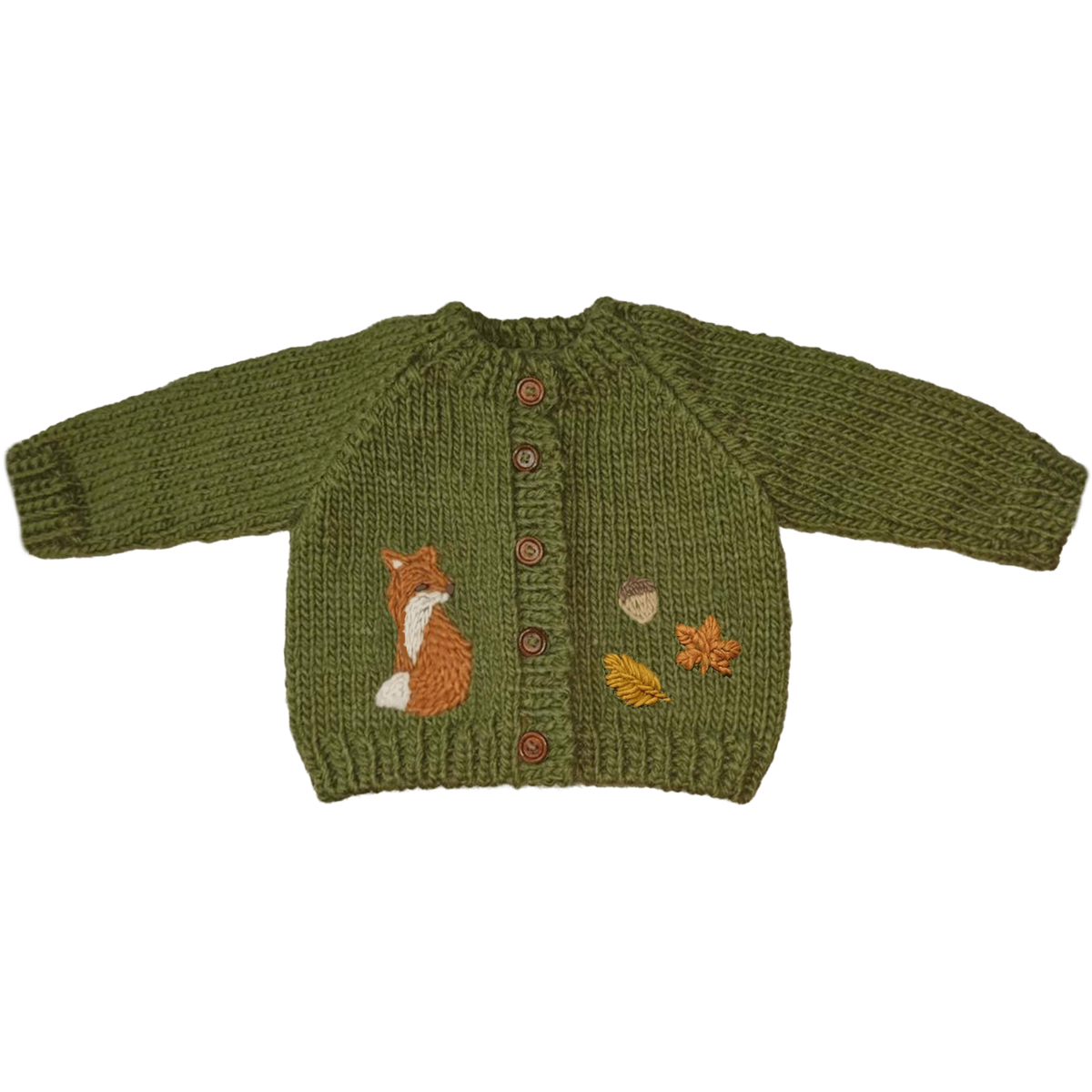 Baby Cardigan - Fox - Bossy Beans