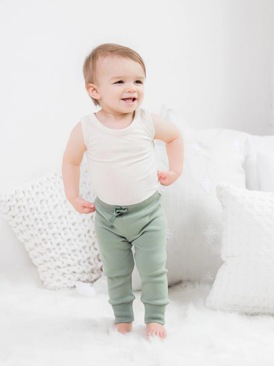 Classic Baby Cruz Jogger: Thyme - Bossy Beans