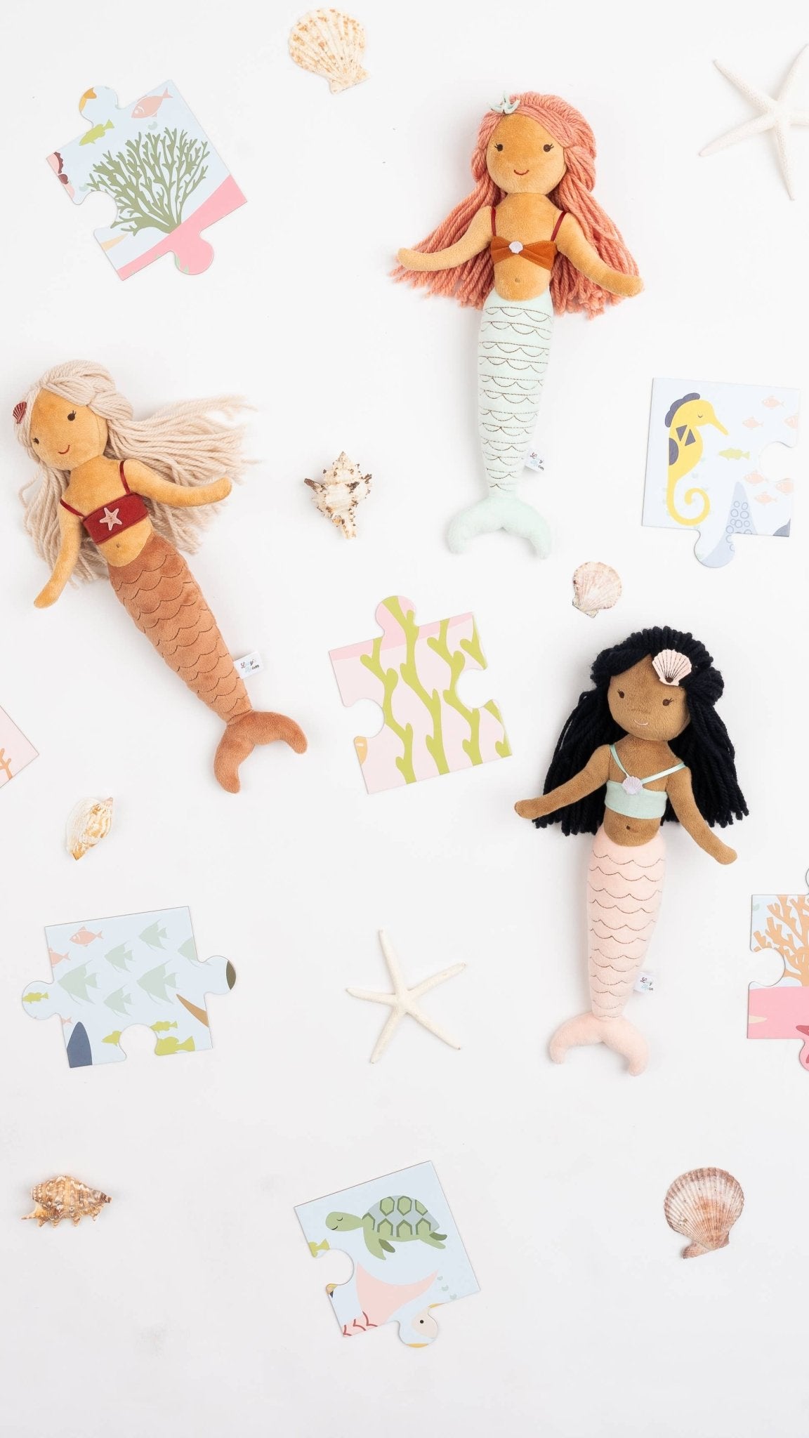 Cordelia - Mermaid Stuffie - Bossy Beans