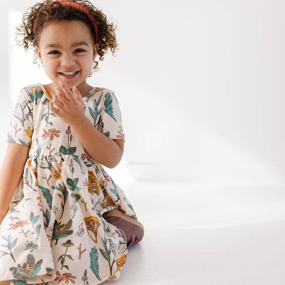 Short Sleeve Ballet Dress: Herbal Study