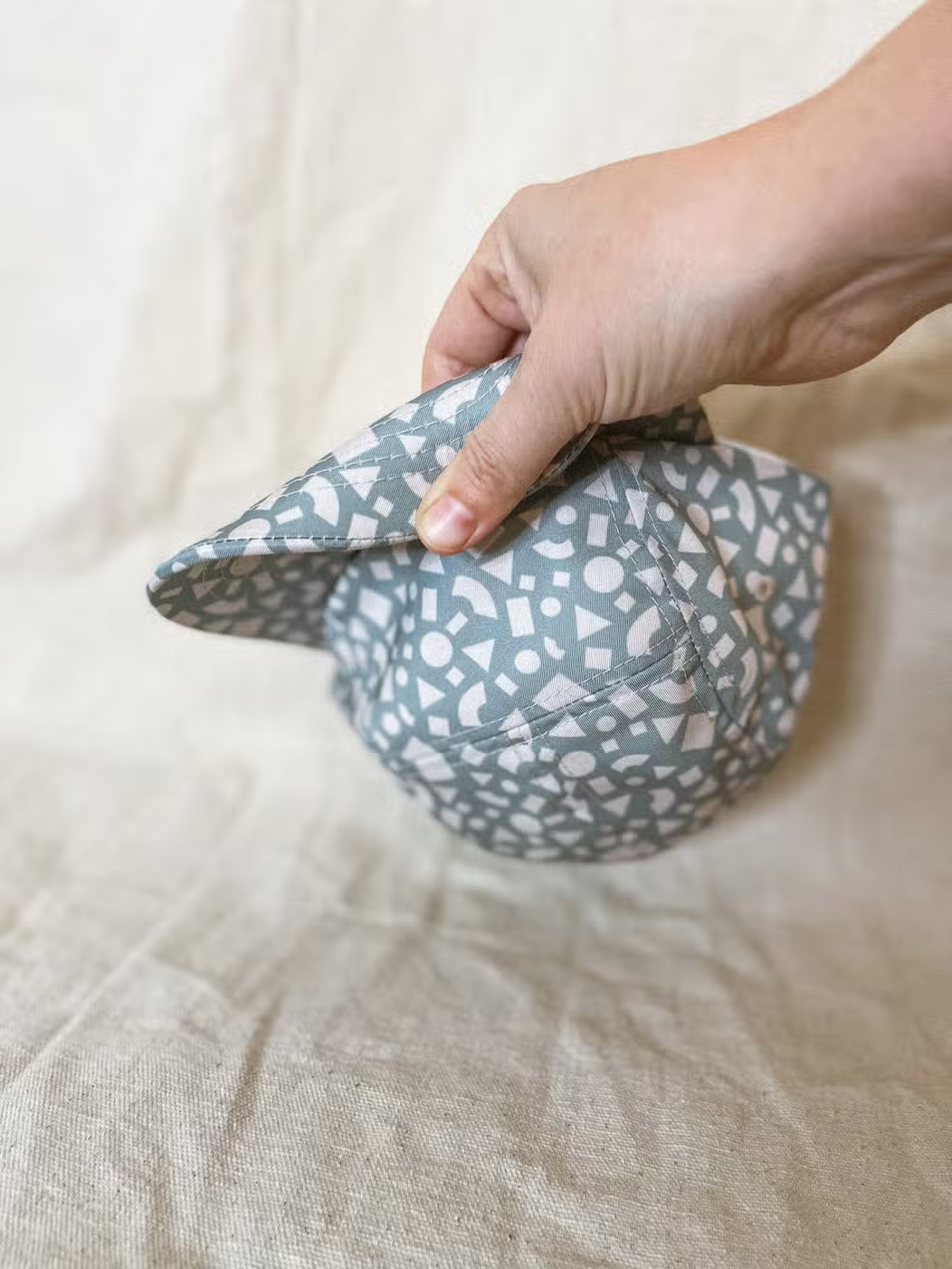 Flexible Brim Five Panel Kid Hats - The Terrazzo