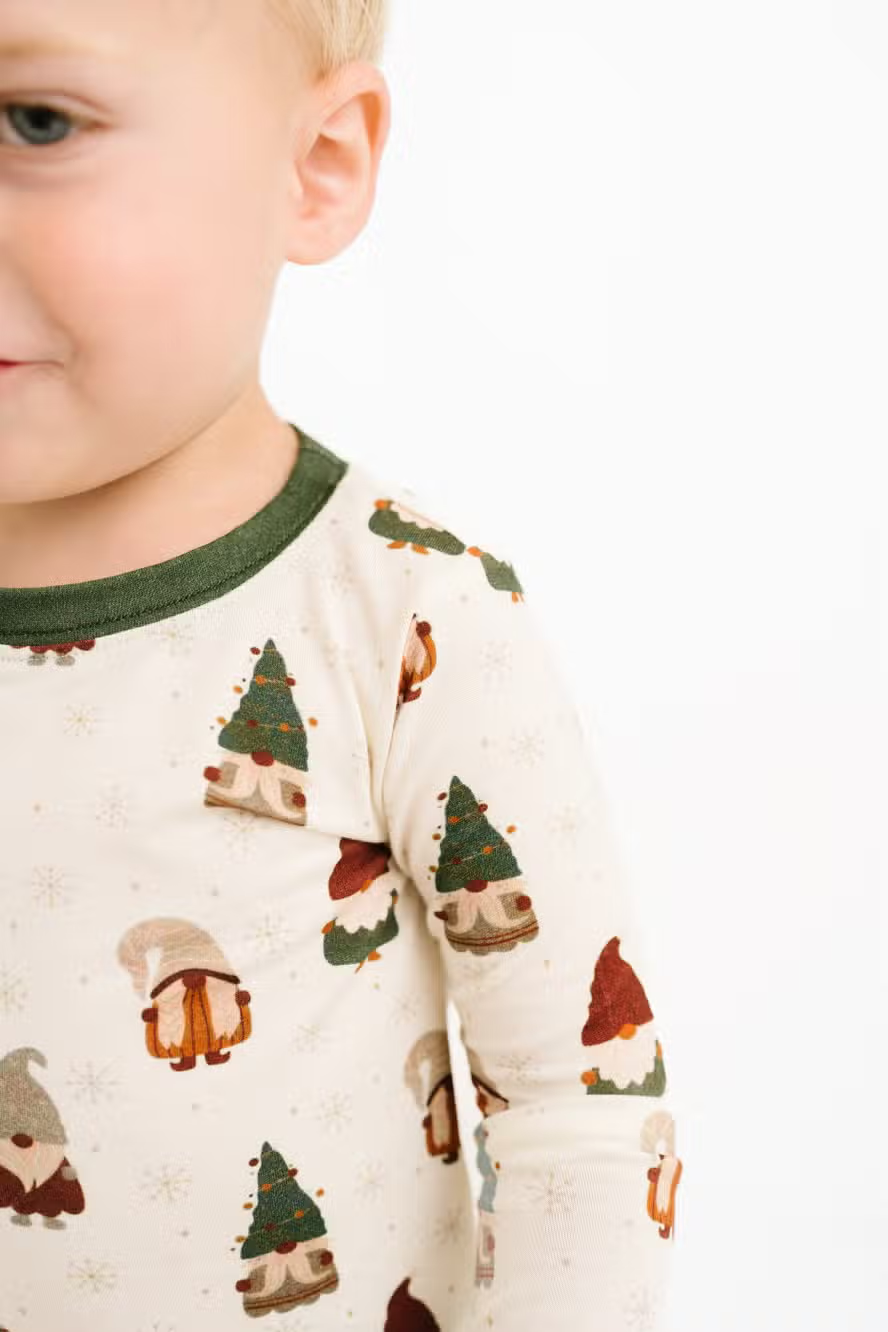 Holiday Gnomes Bamboo Set