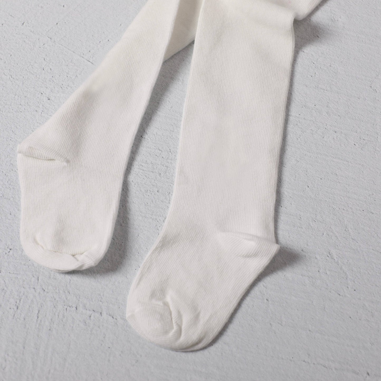 Fine Knit Basic Baby Girl Tights - Plain - Bossy Beans