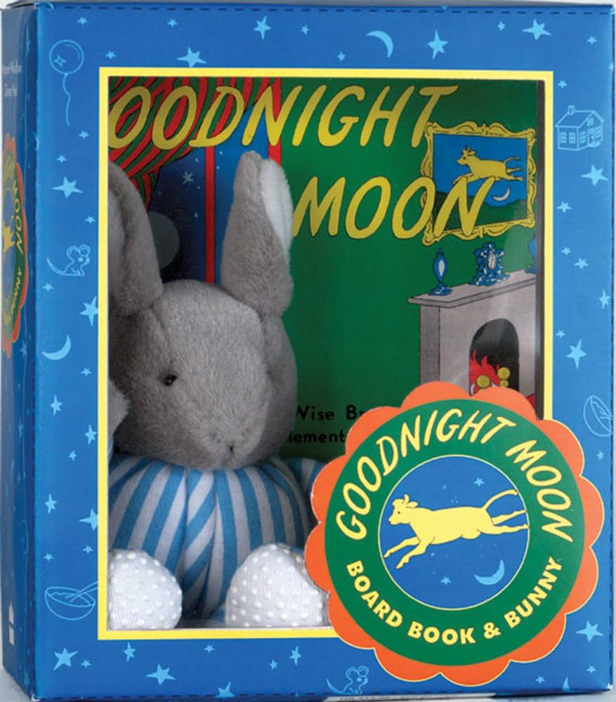 Goodnight Moon Board Book & Bunny - Bossy Beans
