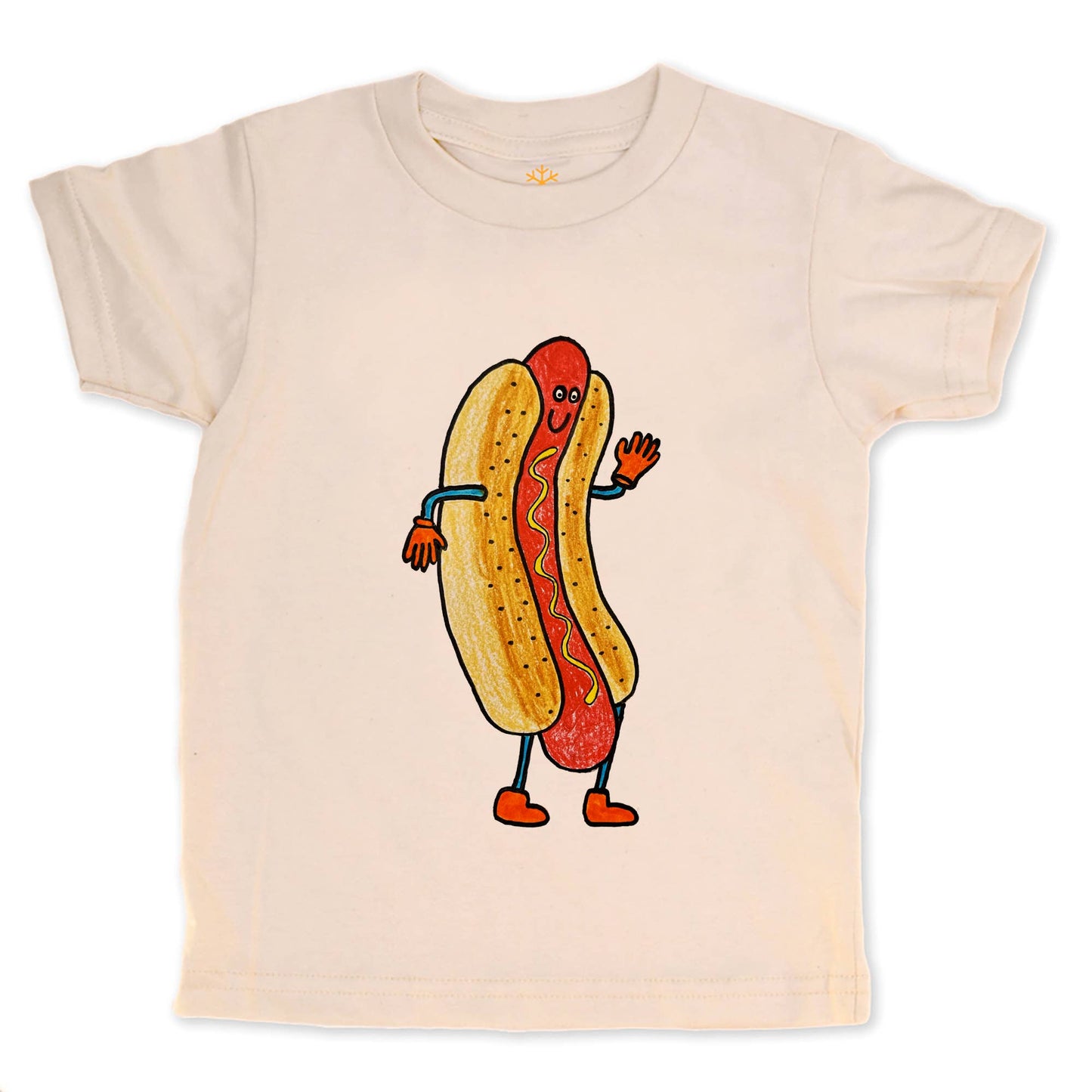 Hotdog - Organic Long Sleeve Tee - Bossy Beans
