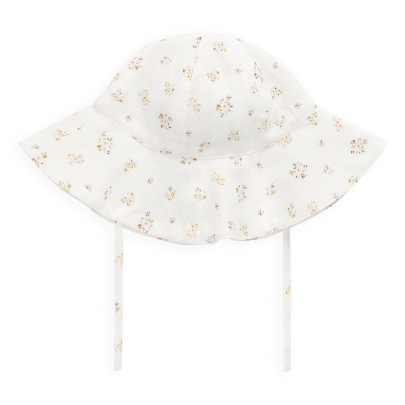 Organic Cotton Muslin Noelle Hat - Ayla Whisper - Bossy Beans