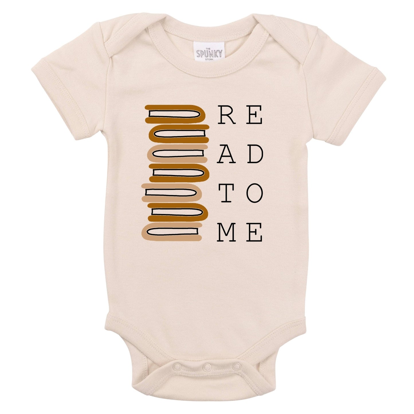 Spunky Stork - Read to Me Organic Cotton Baby Bodysuit and Toddler Shirt - Bossy Beans