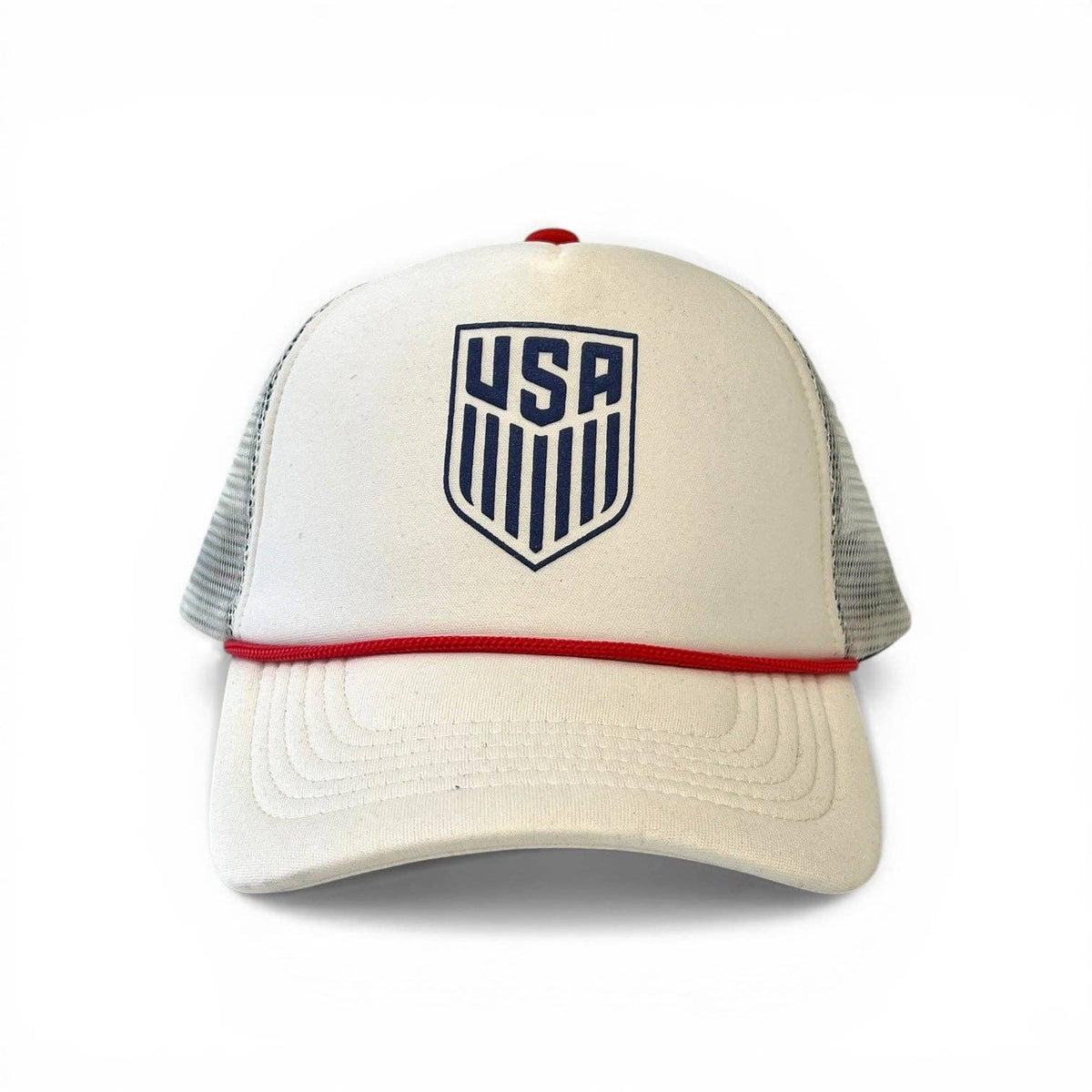 USMNT Off White Trucker - Bossy Beans