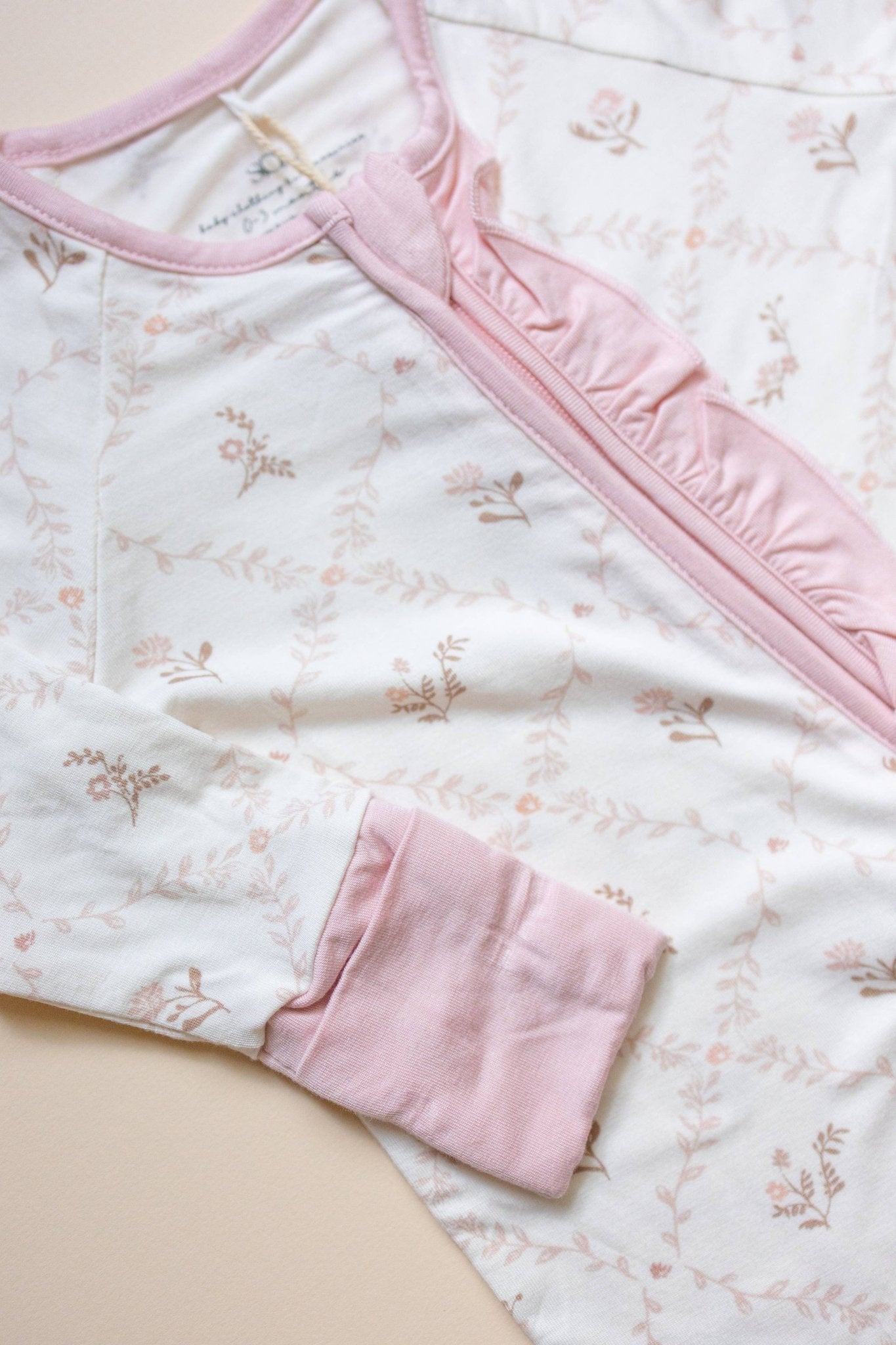 Vintage Rose Bamboo Romper - Bossy Beans