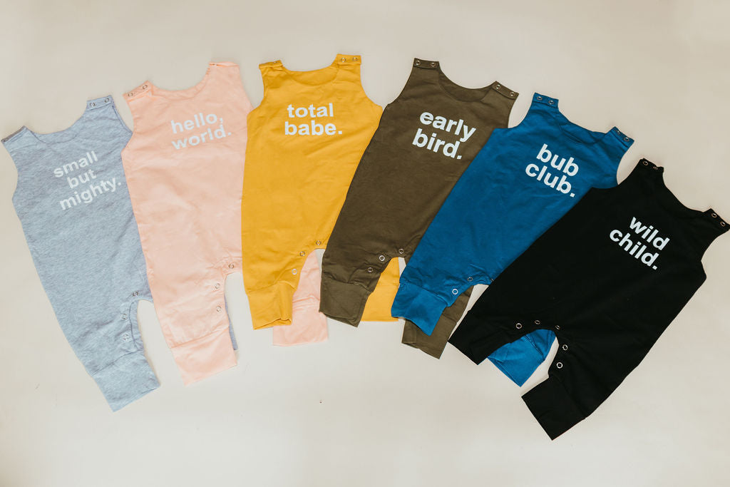 Romper: Hello World - Pink