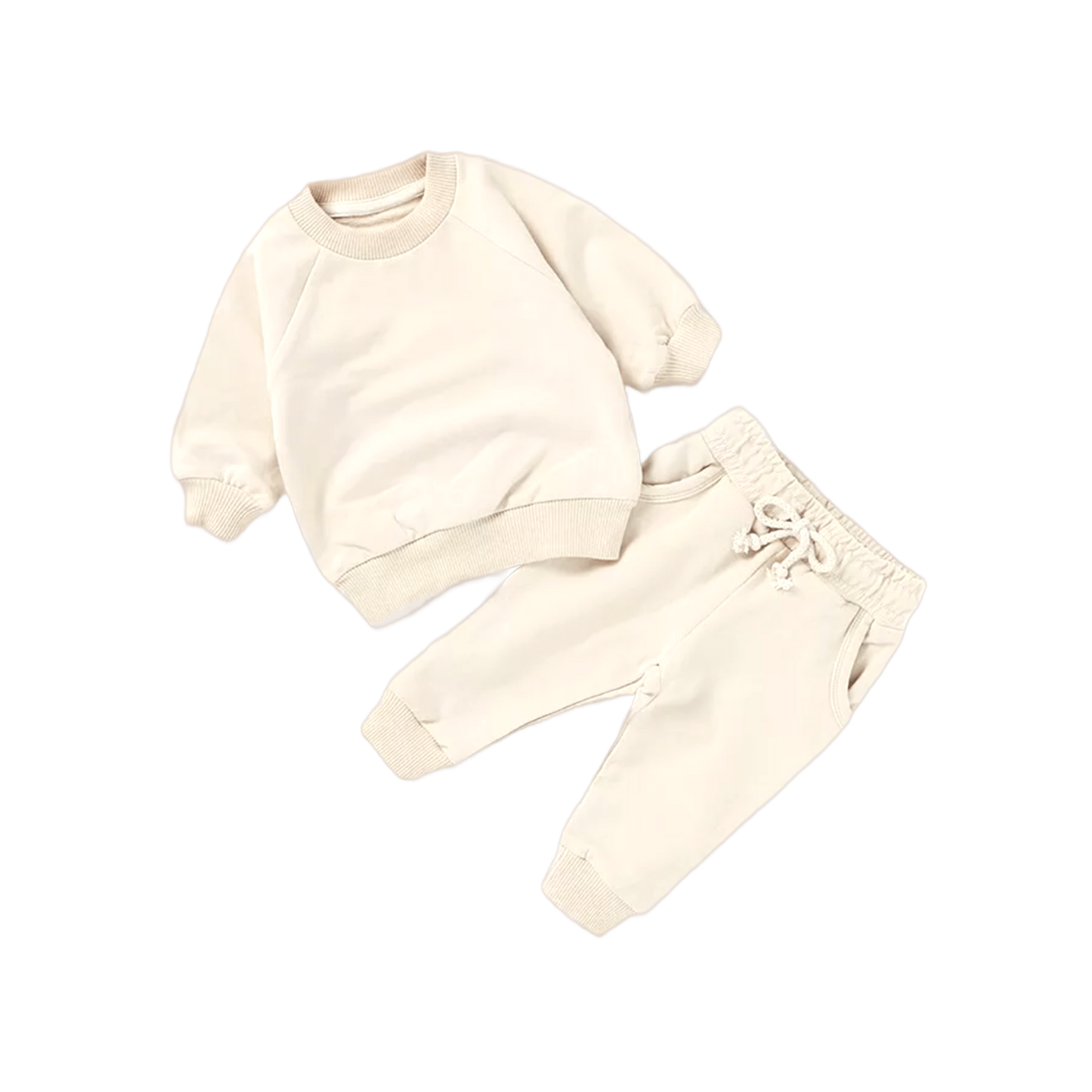 Two-Piece Organic Sweatsuit - Neutral