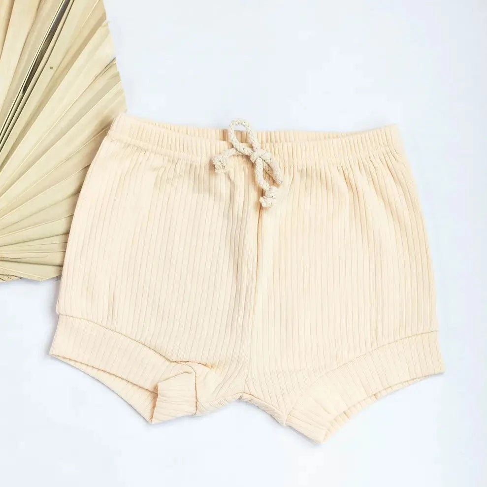 Organic Ribbed Lounge Set - Natural