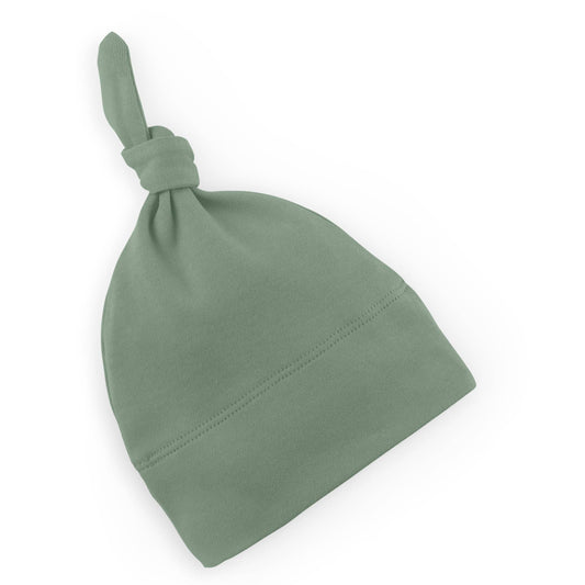 Organic Baby Classic Knotted Hat - Thyme