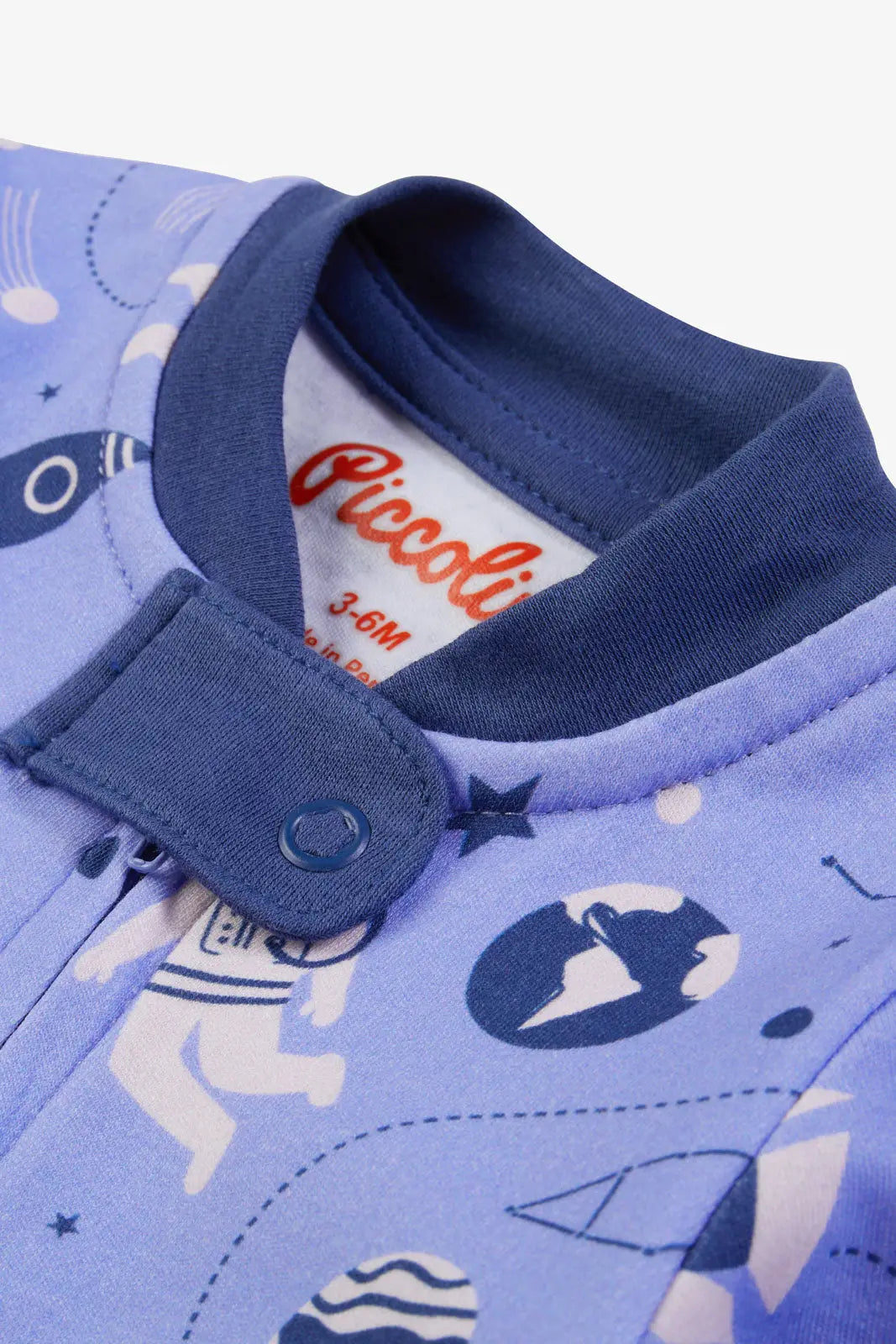 Cotton Footless Onesie - Space Exploration