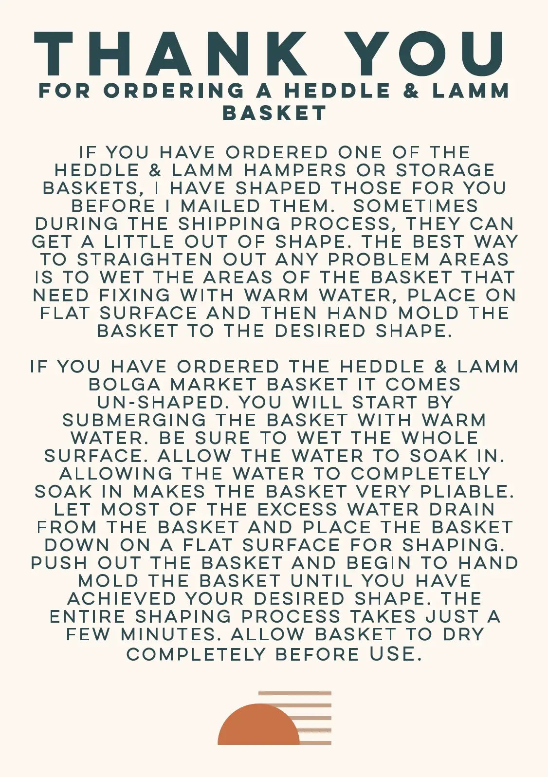 Jojo Baby Changing Basket - Natural Handle