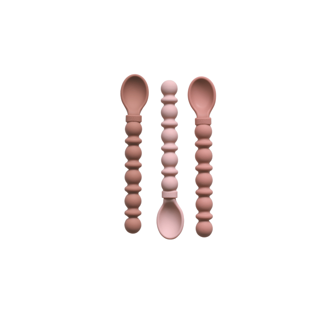 Teethy Utensil - Pink Lemonade - Bossy Beans