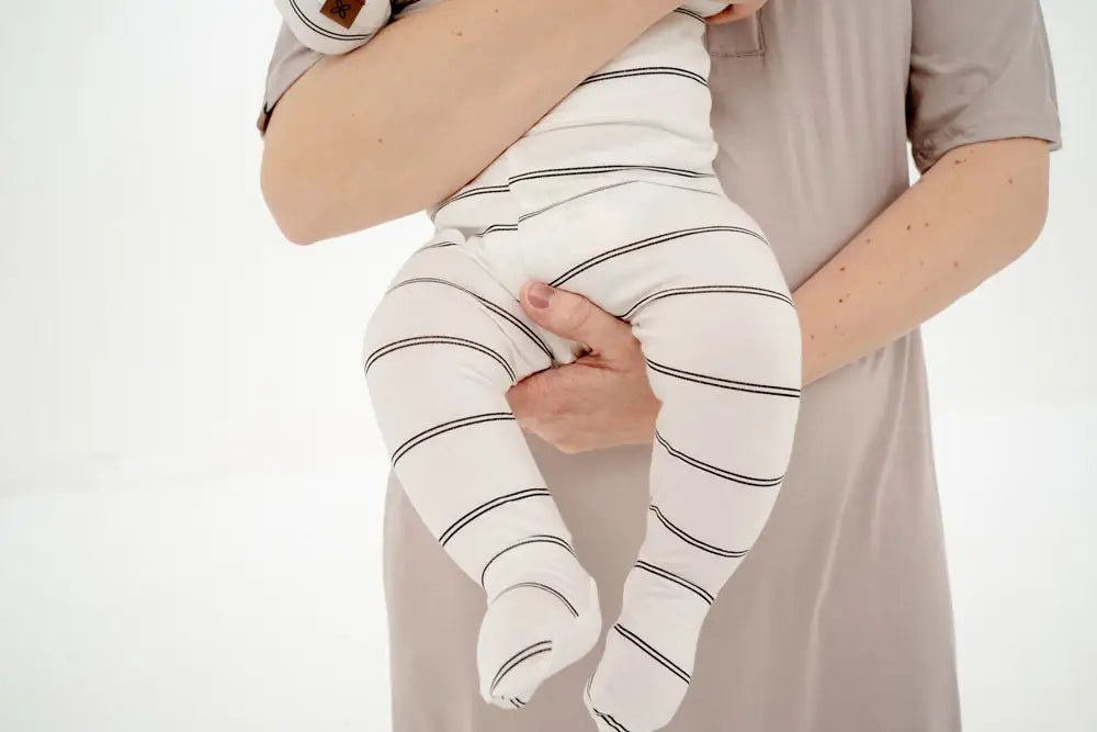 Top + Bottom Set - Onyx Stripe - Bossy Beans