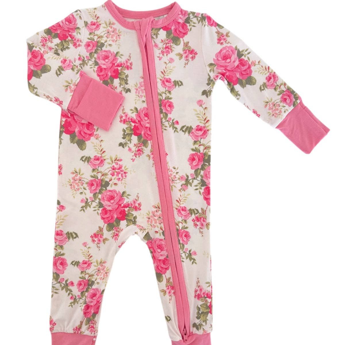 2 - Way Zip Romper: Country Daydream - Bossy Beans