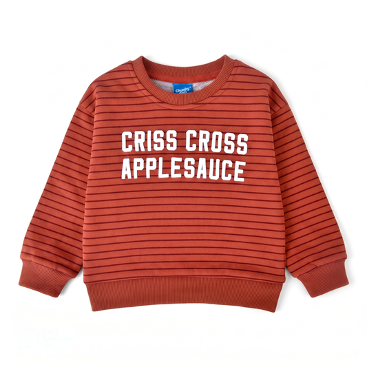 "Criss Cross Applesauce" Crewneck