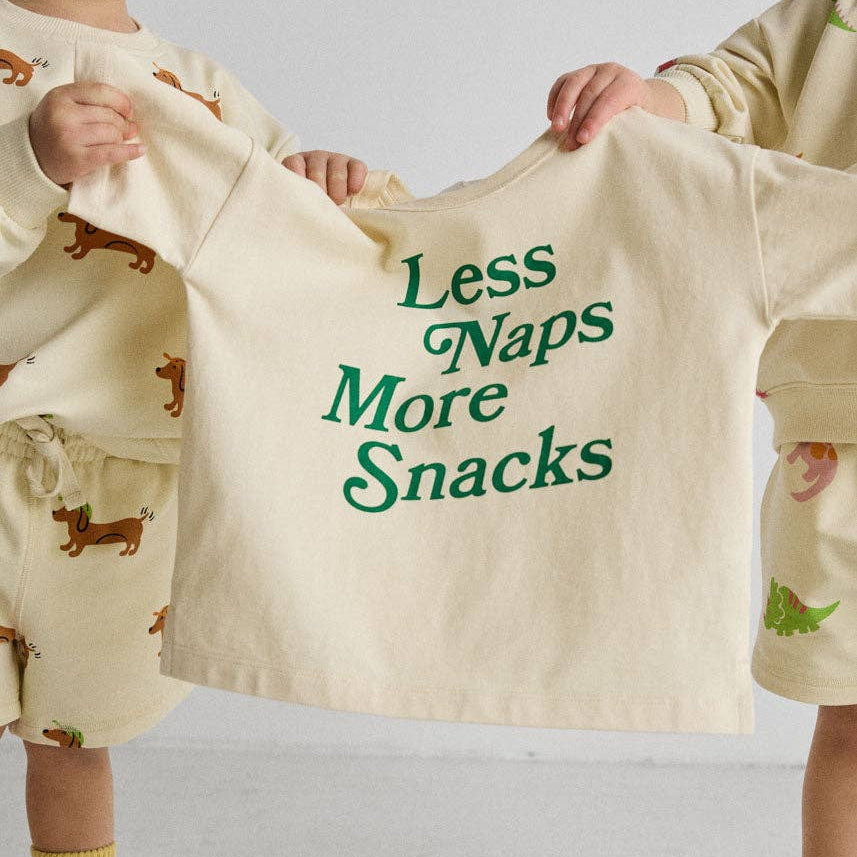 Less Naps, More Snacks Oversized Tee