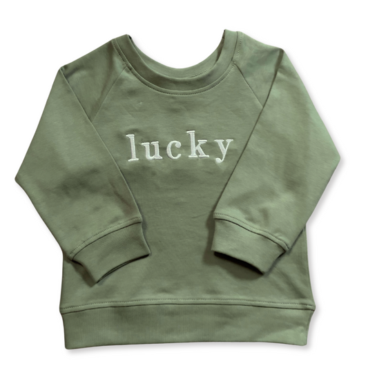 lucky organic cotton pullover