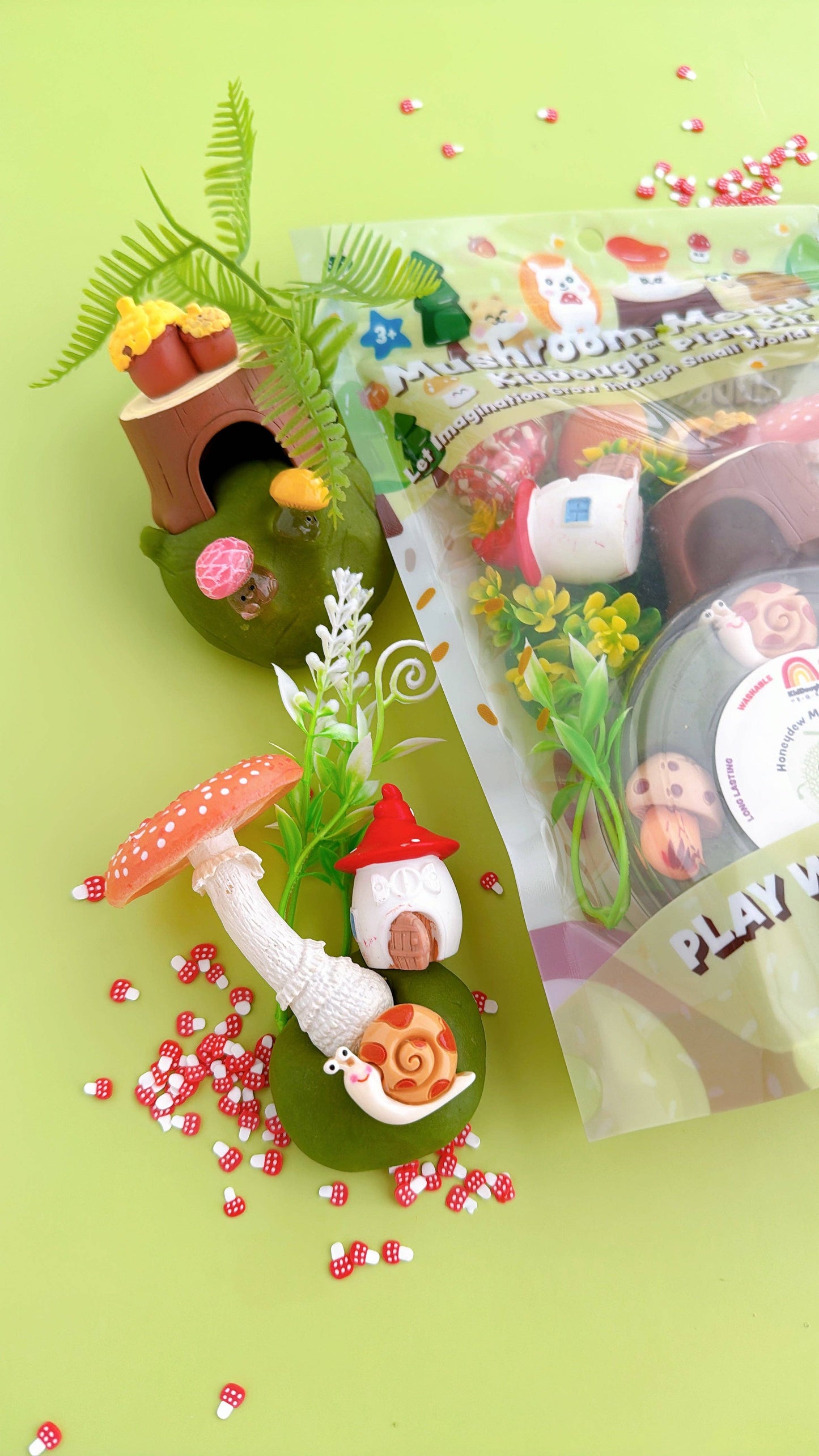 Mushroom Meadow KidDough Sensory Play Kit