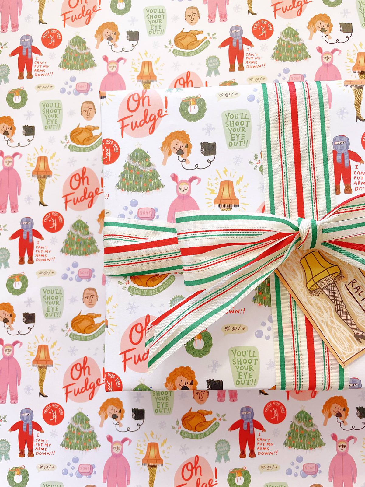A Christmas Story Movie Wrapping Paper - 3 Sheet Roll