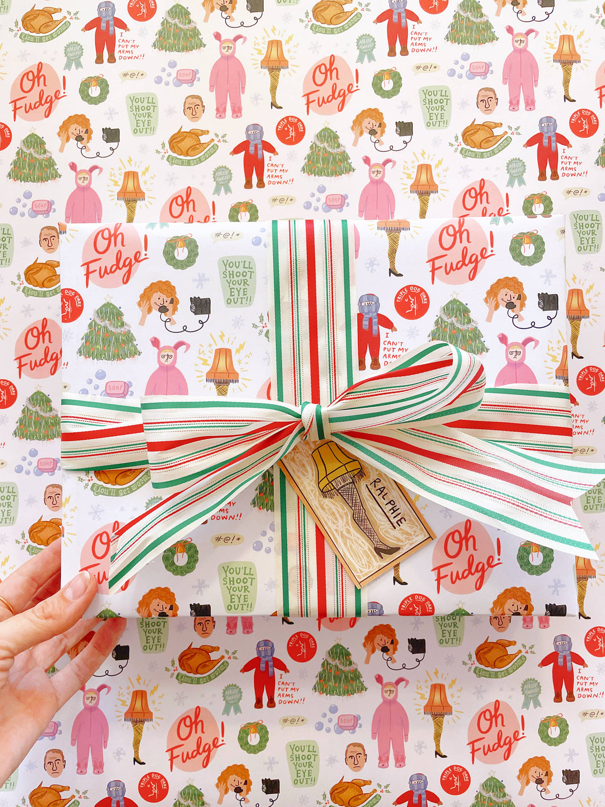 A Christmas Story Movie Wrapping Paper - 3 Sheet Roll