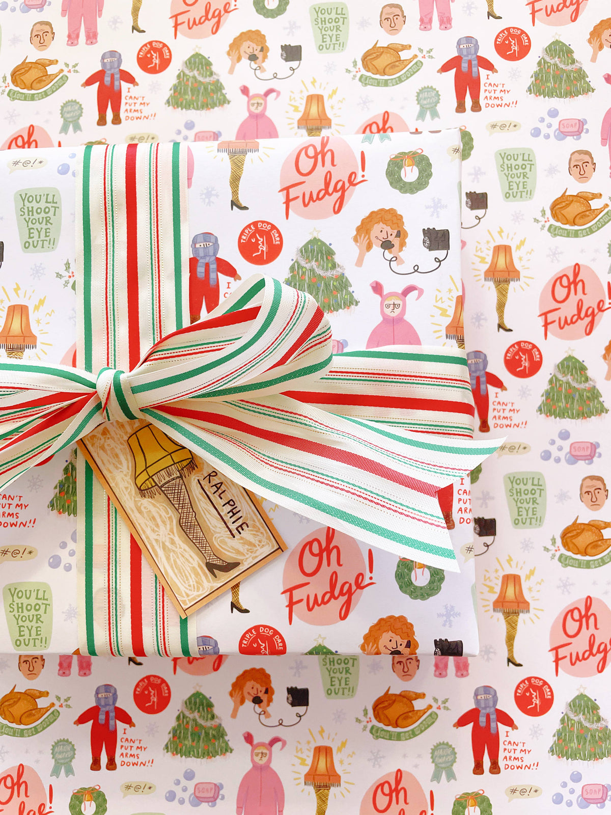 A Christmas Story Movie Wrapping Paper - 3 Sheet Roll