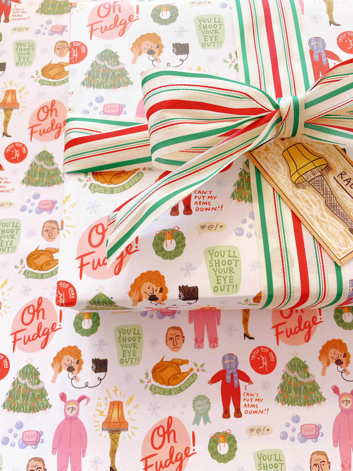 A Christmas Story Movie Wrapping Paper - 3 Sheet Roll