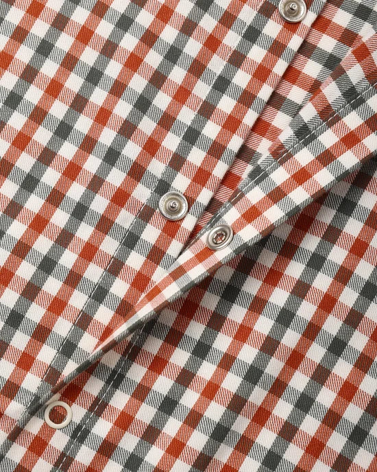 Baby Pajama Romper: Holiday Gingham
