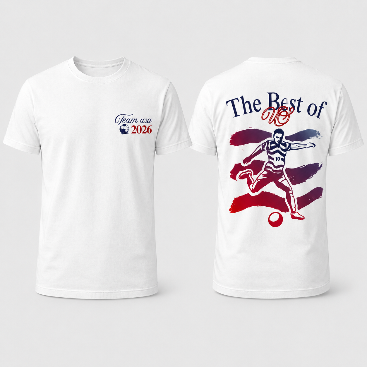 Best of us on a white Adult tee
