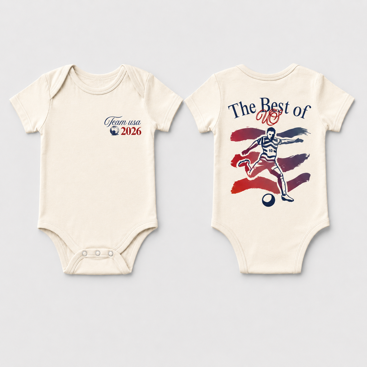 Best of Us Baby Onesie natural