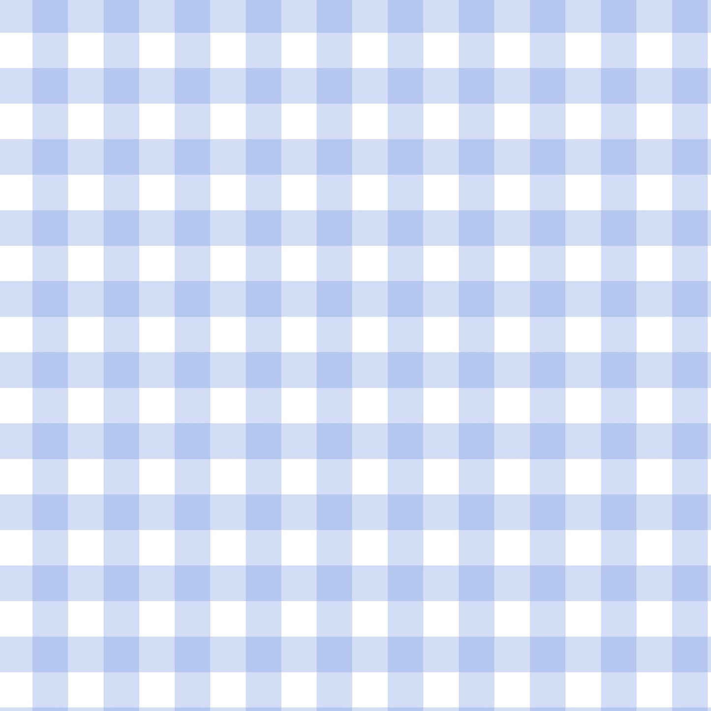Blue and white gingham pattern