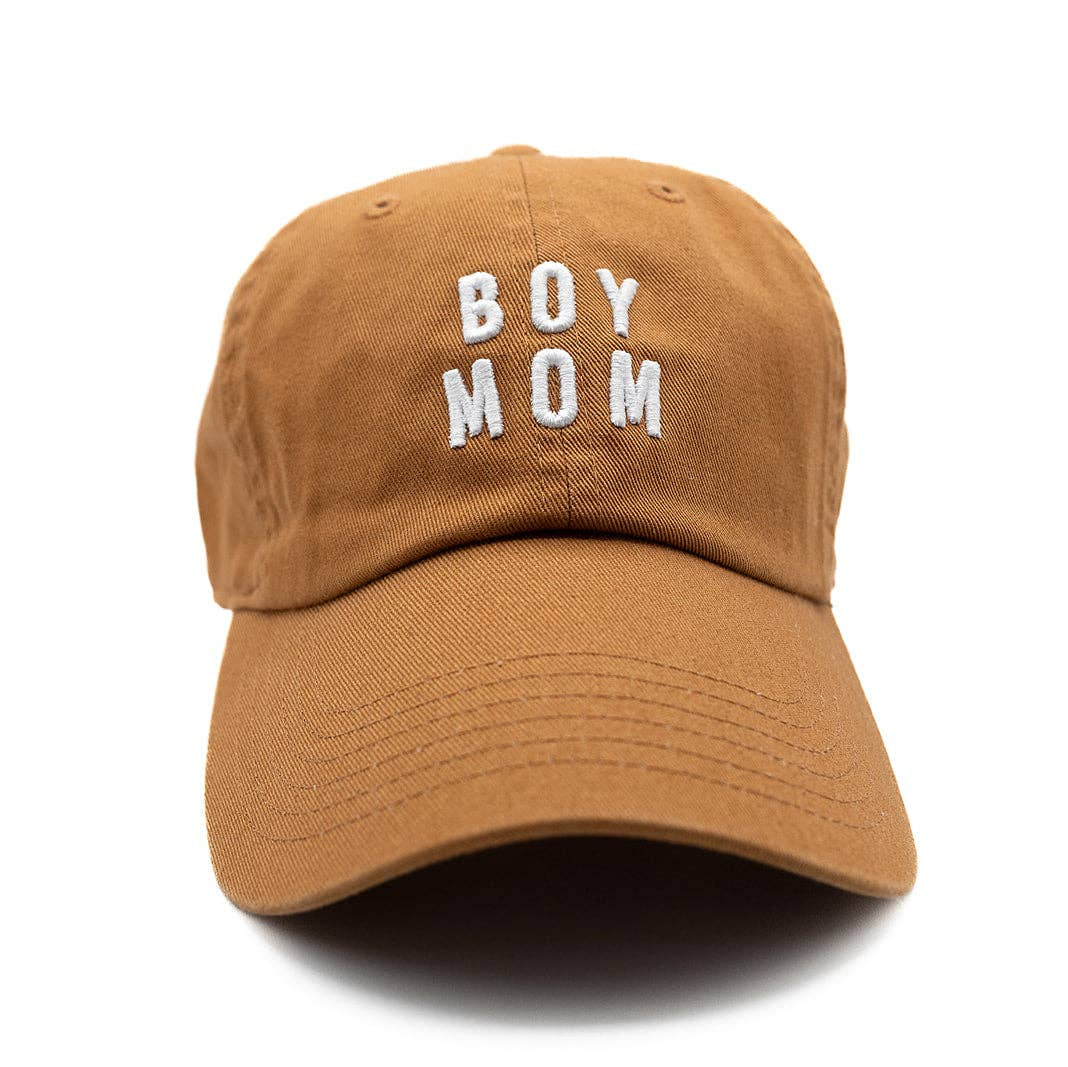 Boy Mom Baseball Hat: Terra Cotta