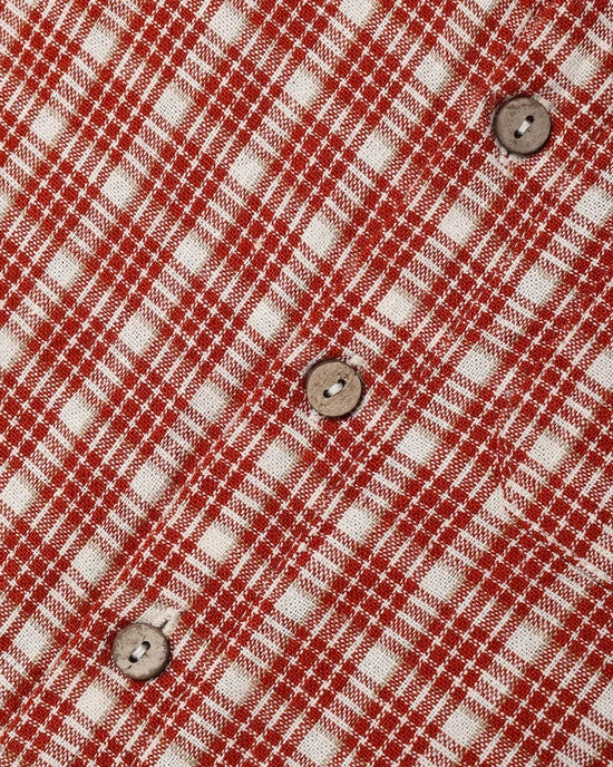 Collared Long Sleeve Shirt Vintage Plaid