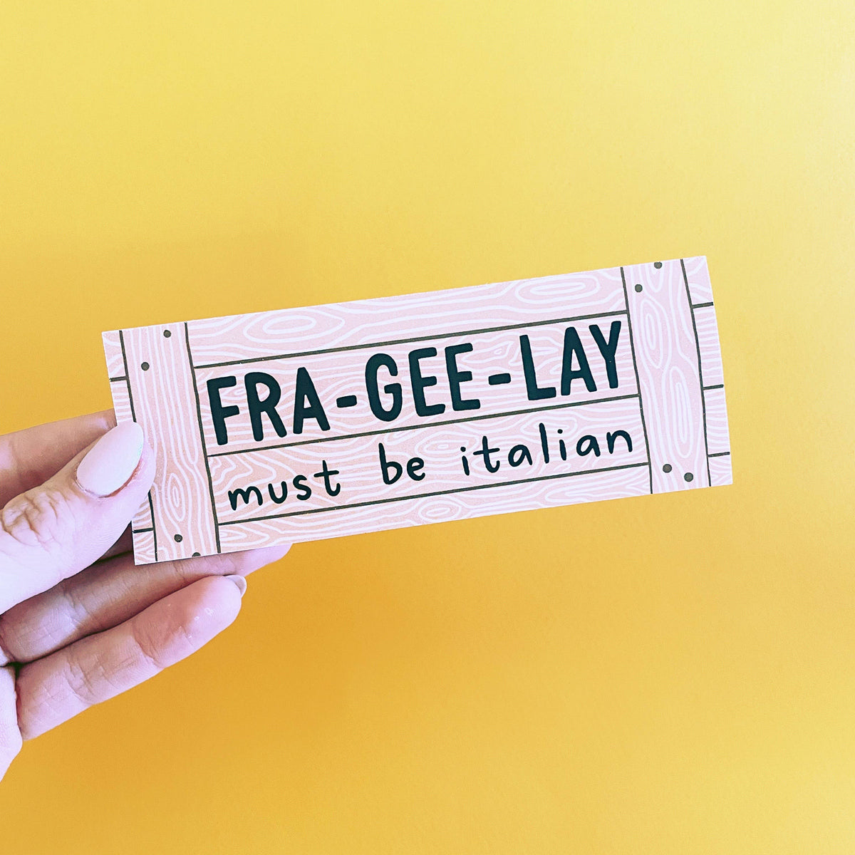 Fra-Gee-Lay Sticker (A Christmas Story)