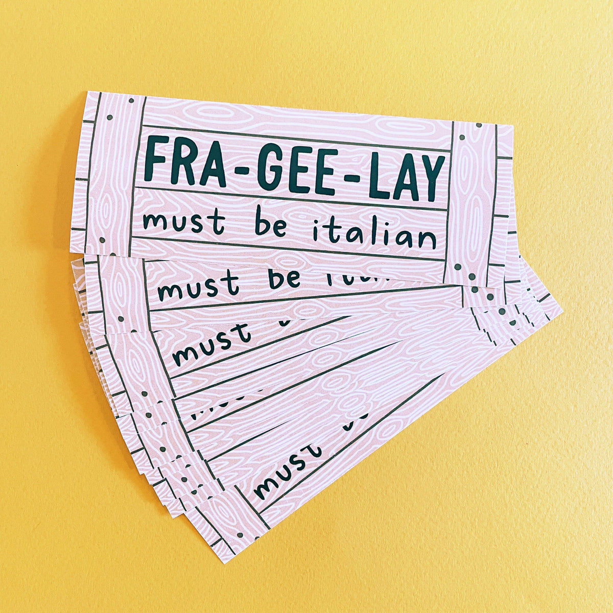 Fra-Gee-Lay Sticker (A Christmas Story)