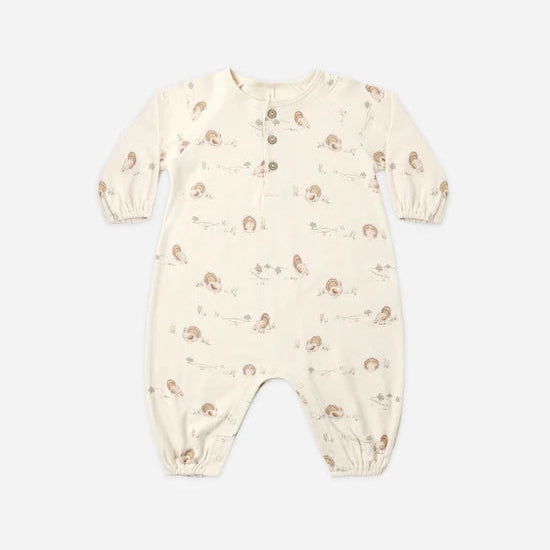 Henley Bubble Jumpsuit: Turkey