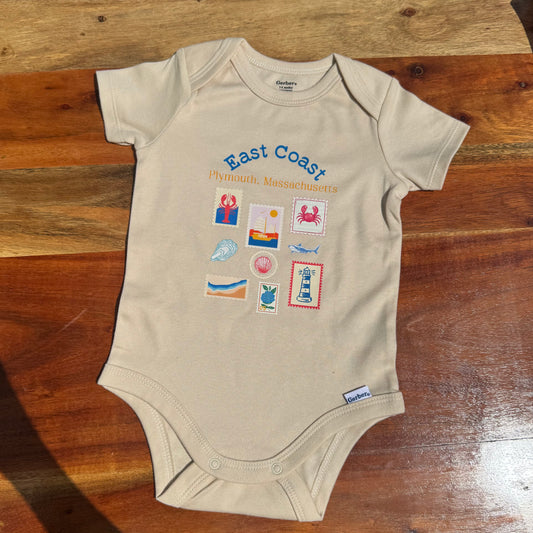 East Coast Plymouth Onesie - Short Sleeve