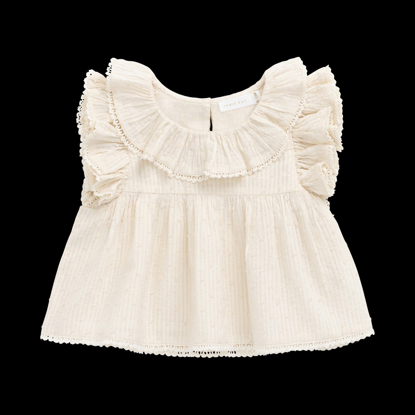 Organic Cotton Banks Blouse - Parchment