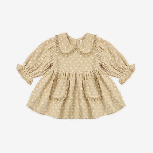 Marisol Dress: Butterscotch Floral