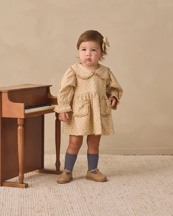 Marisol Dress: Butterscotch Floral